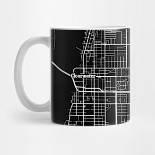Clearwater Florida Map | Map Of Clearwater Florida | Clearwater Map Mug